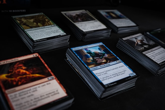 Magic: The Gathering trading cards. Photo by Ryan Quintal on Unsplash